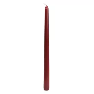 Zest Candle 12 in. Burgundy Taper Candles (12-Set)