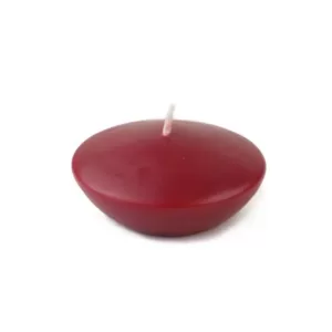 Zest Candle 3 in. Burgundy Floating Candles (Box of 12)