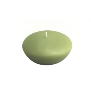 Zest Candle 3 in. Sage Green Floating Candles (Box of 12)