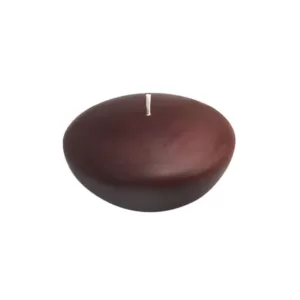 Zest Candle 3 in. Brown Floating Candles (Box of 12)