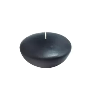 Zest Candle 3 in. Black Floating Candles (Box of 12)