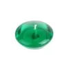 Zest Candle 3 in. Clear Hunter Green Gel Floating Candles (6-Box)