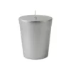 Zest Candle 1.75 in. Metallic Silver Votive Candles (12-Box)